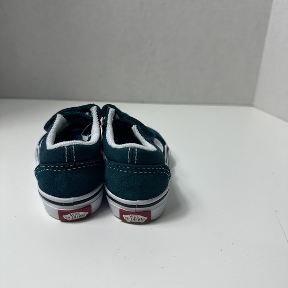 Vans Kids Sneakers - Teal and White - Picture 11 of 12